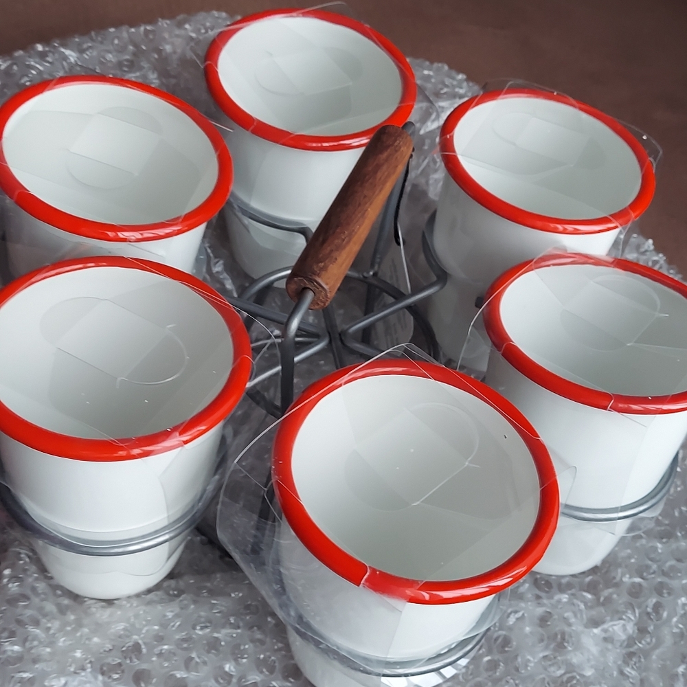BEAUTIFUL DRINK CADDY SET OF 7